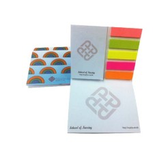 Sticky memo pad with fluorescent PET post-it - PolyU